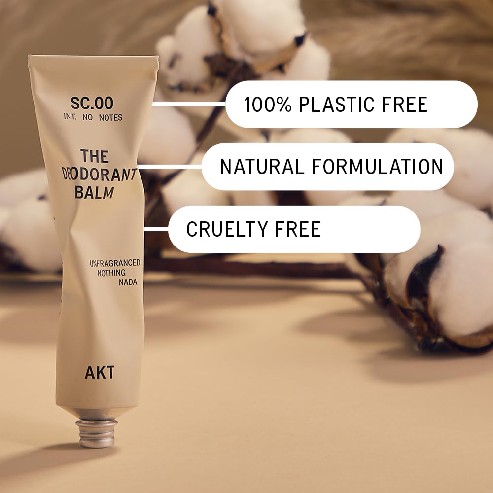 AKT Deodorant Balm 1.7 Fl Oz Natural Cream for Sensitive Skin Unisex Plastic Free - Image 4