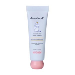 x Moomin' Rescue Butter Hand Cream - Ultra Repair for Dry, Cracked Hands, Shea Butter, Vitamin E, and Vitamin F (White Jasmine & Sea Salt)