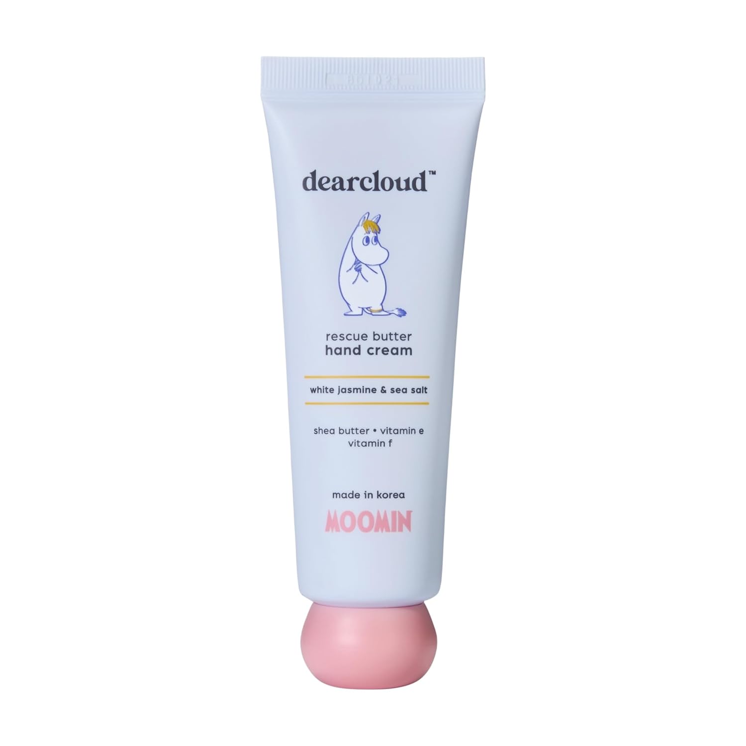 x Moomin' Rescue Butter Hand Cream - Ultra Repair for Dry, Cracked Hands, Shea Butter, Vitamin E, and Vitamin F (White Jasmine & Sea Salt)