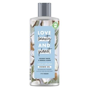 Love Beauty And Planet Vegan Shower Gel, Coconut Water and Mimosa Flower Shower Gel for Women, 4 month supply (6X500ml)