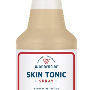 Wondercide - Skin Tonic Hot Spot & Itch Relief Spray for Dogs and Cats with Natural Essential Oils - Soothing First Aid Remedy for Pets - for Dry Itchy Skin, Allergy Rash Relief - 16 oz