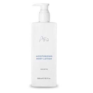 Aria Moisturizing Body Lotion - Hydrating Shea Butter - Scented with Cedarwood, Green Mandarin, Lavender - Vegas Hotel Body Lotion - 10 oz