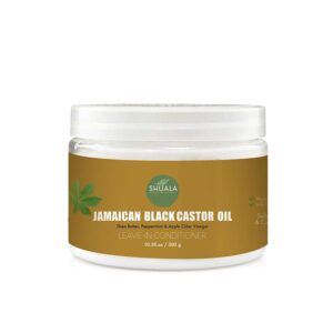 Jamaican Black Castor Oil Reparative Leave-in Conditioner, Softens and Detangles Controlling Frizz, Nourish, Moisturize, Anti Breakage Conditioner Hair Growth Products for Women (10.5fl.oz)