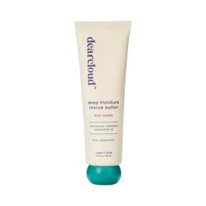Rescue Butter Foot Cream - Ultra Hydrating for Dry, Cracked Heels (Fresh Peppermint)