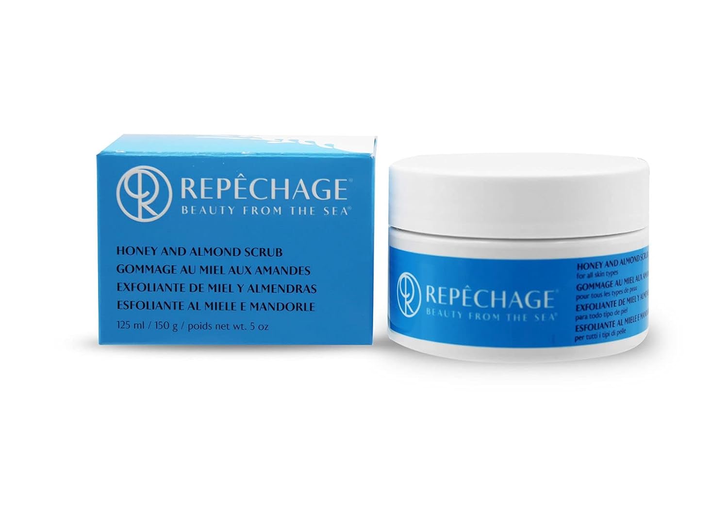 Repechage Honey and Almond Scrub For All Skin Types - Exfoliating Face Mask and Scrub Deeply Cleanses, Gentle Face Exfoliator Helps Remove Blackheads, 125ml / 0.5 oz. - Image 2