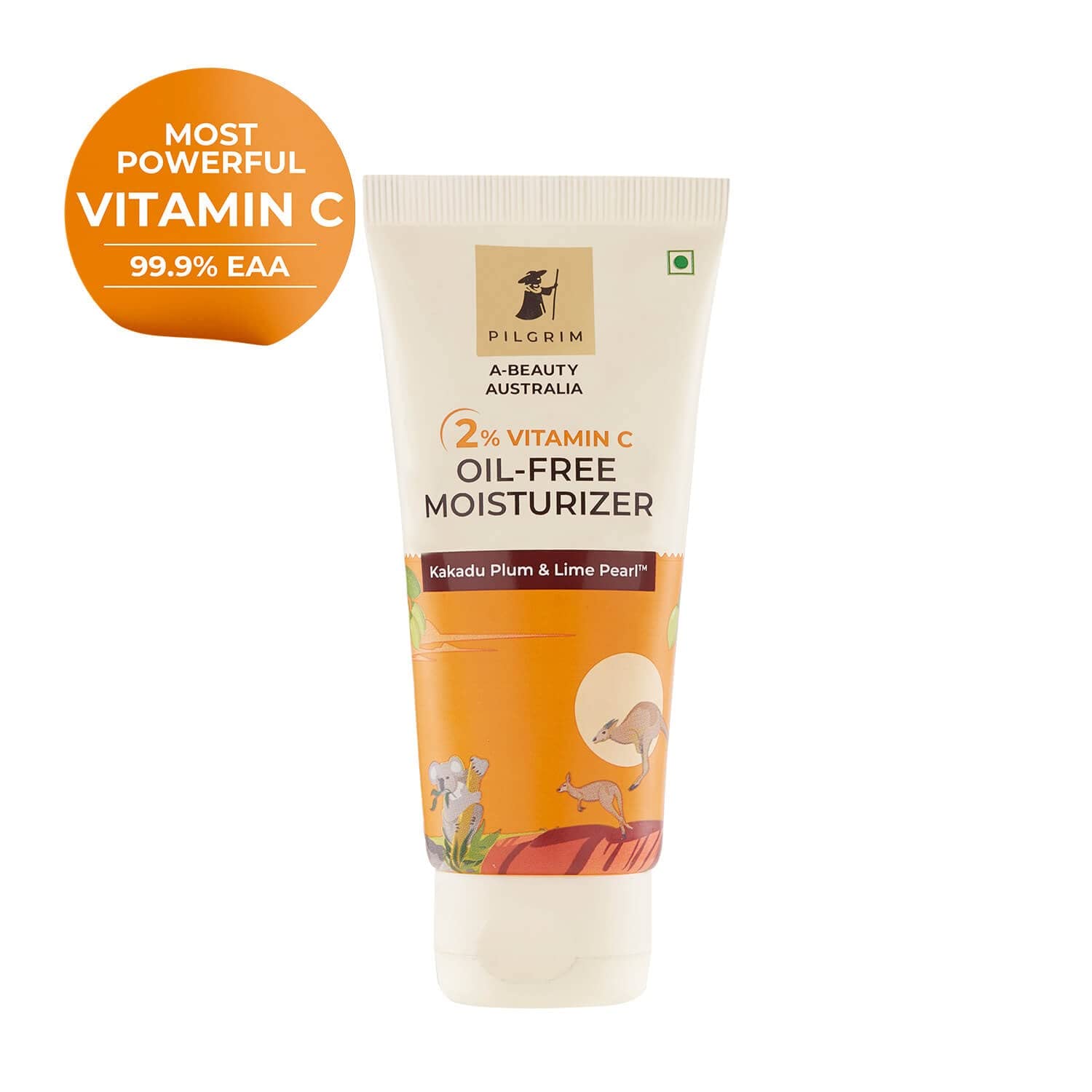 Pilgrim 2% Vitamin C Oil-Free Moisturizer for Face with Kakadu Plum & Lime Pearl | Lightweight Hydration for Oily, Acne-Prone & Dry Skin | Daily Use | For Men & Women | 1.76 Oz (50gm) - Image 2