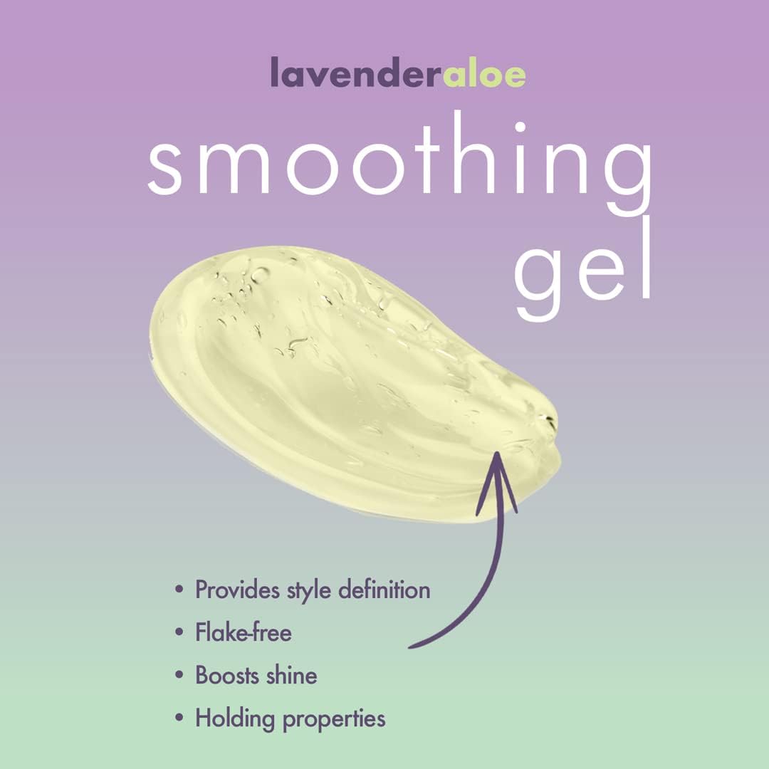EDEN BodyWorks Lavender Aloe Smoothing Hair Gel (8 oz) - Enhances Curly or Natural Hair Look – Smooth Frizz & Tame Flyaways - Image 2
