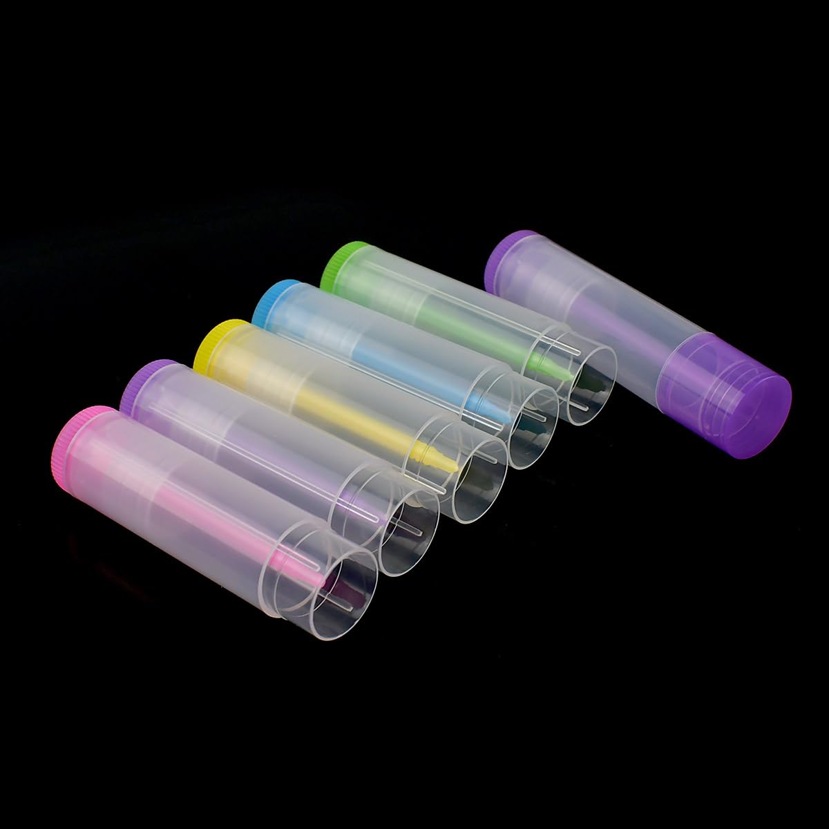 25 Pcs Clear Empty Lip Balm Tubes Lip Balm Containers Lipstick Container with Caps DIY Lip Balm Tubes Refillable Lip Balm Tube for Homemade Lip Gloss Lipstick 5.5Ml Plastic Lip Balm Containers - Image 7