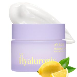 It'S SKIN V7 Hyaluronic Moisturizer | Daily Facial Moisturizer w/Hyaluronic Acid & 7 Types of Vitamins | Korean Moisturizer for Dry Skin | Hydrating Moisturizer Face Cream (Pack of 1, 1.69 Fl oz.)