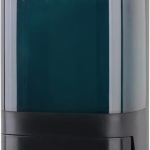 AIKE Wall Mount Liquid Soap Dispenser for Commercial Bathrooms,Offices,Restaurants 40 oz Large Capacity AK1007,Black