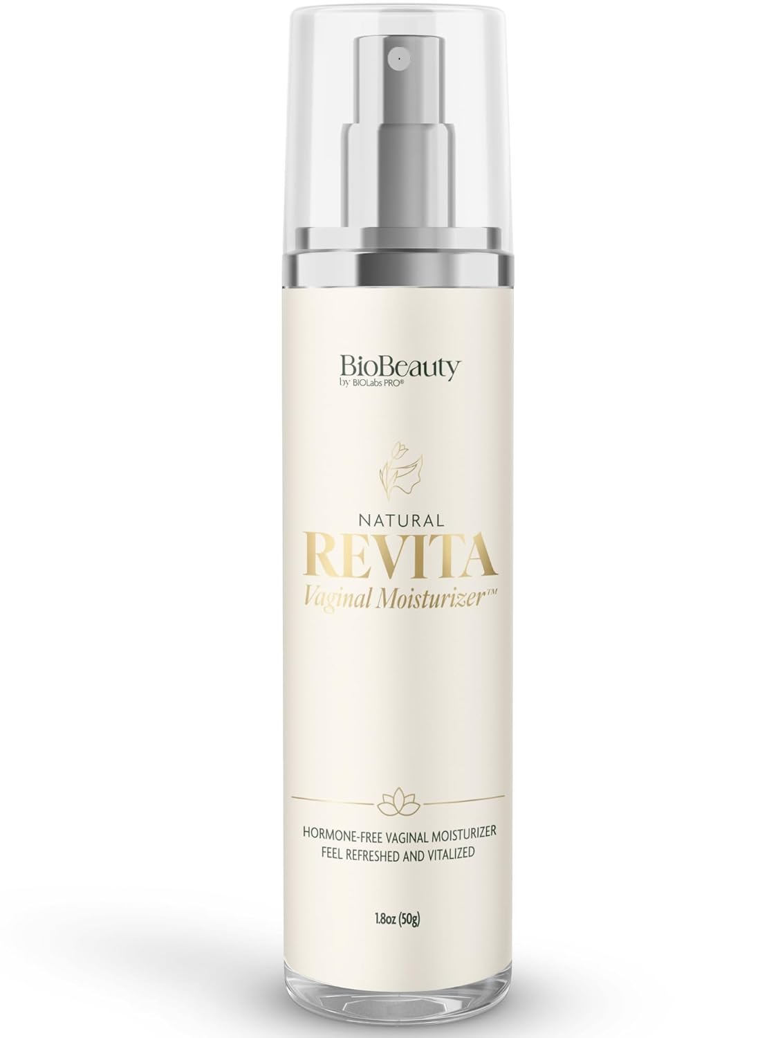 Revita Vaginal Moisturizer Cream, Hormone-Free Vaginal Moisturizer with Shea Butter, Hyaluronic Acid, Cocoa Butter, Vitamin E, Natural Oils & Beeswax - Gentle Hydration for Comfort & Balance, 1.8oz