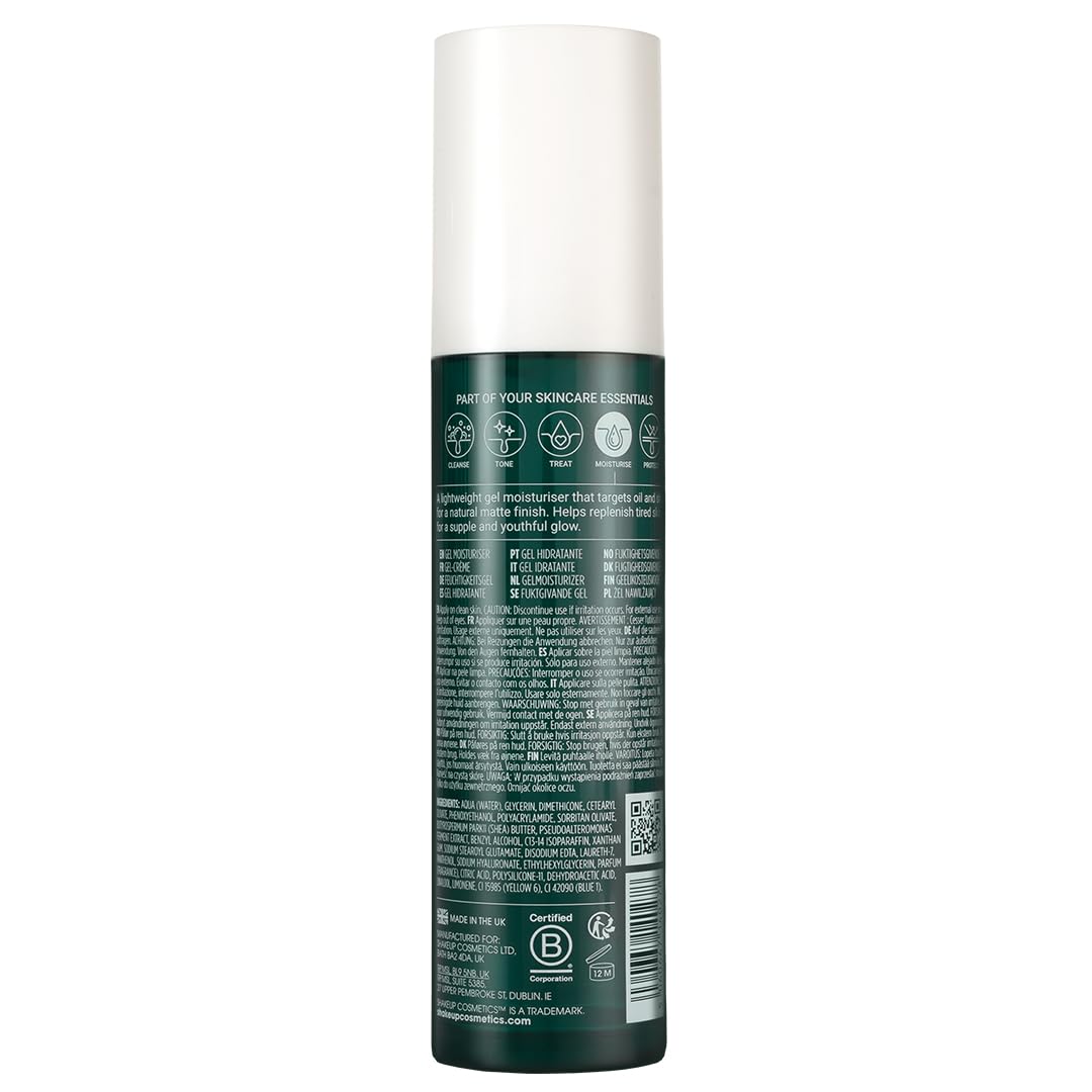 Mens Daily Moisturiser, Lightweight & Non-greasy, Reduces Shine, Fresh Subtle Scent. Vegan with Matmarine & Hyaluronic Acid, 50ml. Aka. FACE 4WARD MATTE-EFFECT GEL MOISTURISER - Image 8
