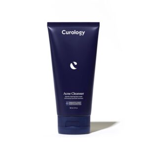 Curology Acne Facial Cleanser Treatment, 2.5% Benzoyl Peroxide Face Wash, For Oily and Acne Prone Skin, Milky Gel Texture, Fragrance Free, 5.07 fl oz