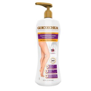 Goicoechea Skin Firming Body Lotion, Collagen Elastin Cream for Women, Skin appearance even in varicose veins areas, Skin Tightening ,Firming Body Lotion with Red Fruit Extracts, 24H Hydration 13.5 oz