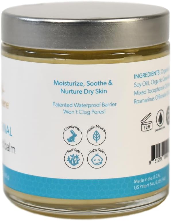 Waxelene Organic Balm Travel Jar - Petroleum Jelly Alternative for Eczema & Dry Skin - Image 3