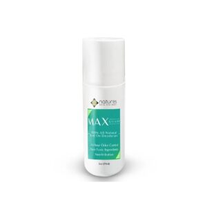 MaxGuard All-Natural Deodorant for Men & Women | 24-Hour Odor Protection | Aluminum-Free, Baking Soda-Free | Roll-On | Non-stain, Non-irritating Formula | Healthier, Long-Lasting Freshness | 3oz