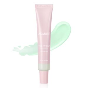 UCANBE Tone Adjusting Primer: Smooth Lightweight Face Primer - Facial Makeup Long-lasting Prime - Evens Skin Prime for Red Blood and Skin Redness（Green，1.06 Oz)