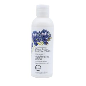 Almond Moisturising Lotion for Dry Skin | Daily Face & Body Moisturizer with Almond Fruit & Lotus Leaf | Softens, Revives, Rejuvenates | 3.38 Fl Oz (100ml)