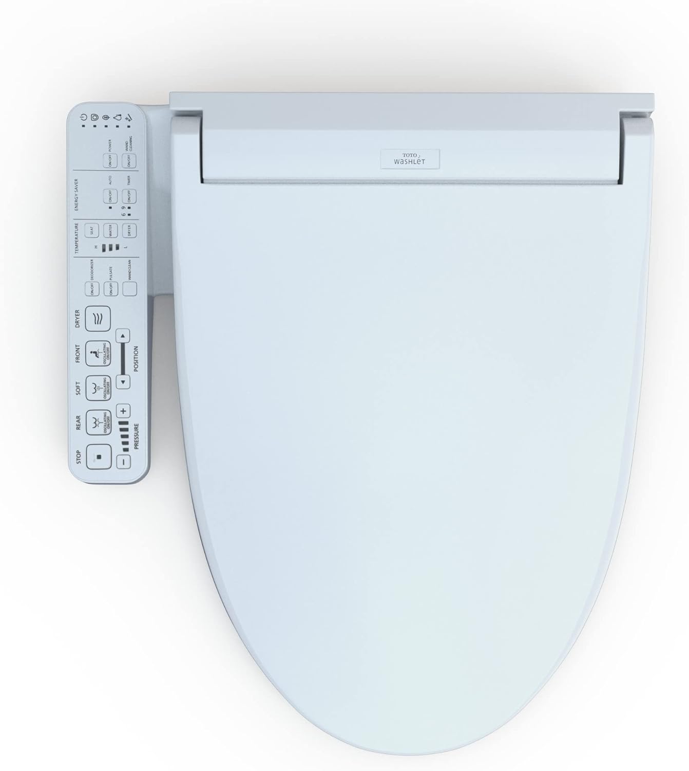 TOTO SW3074#01 WASHLET C2 Electronic Bidet Toilet Seat with PREMIST and EWATER+ Wand Cleaning, Elongated, Cotton White - Image 32