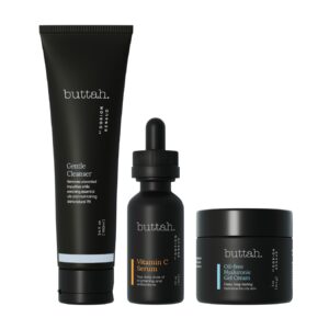Buttah Skin by Dorion Renaud Oil-Free Hyaluronic Gel Cream 2oz - Daily Moisturizer - Hyaluronic Acid for Deep Hydration - AM & PM Moisturizer - Naturally Based Skin Care - Black-Owned Skincare