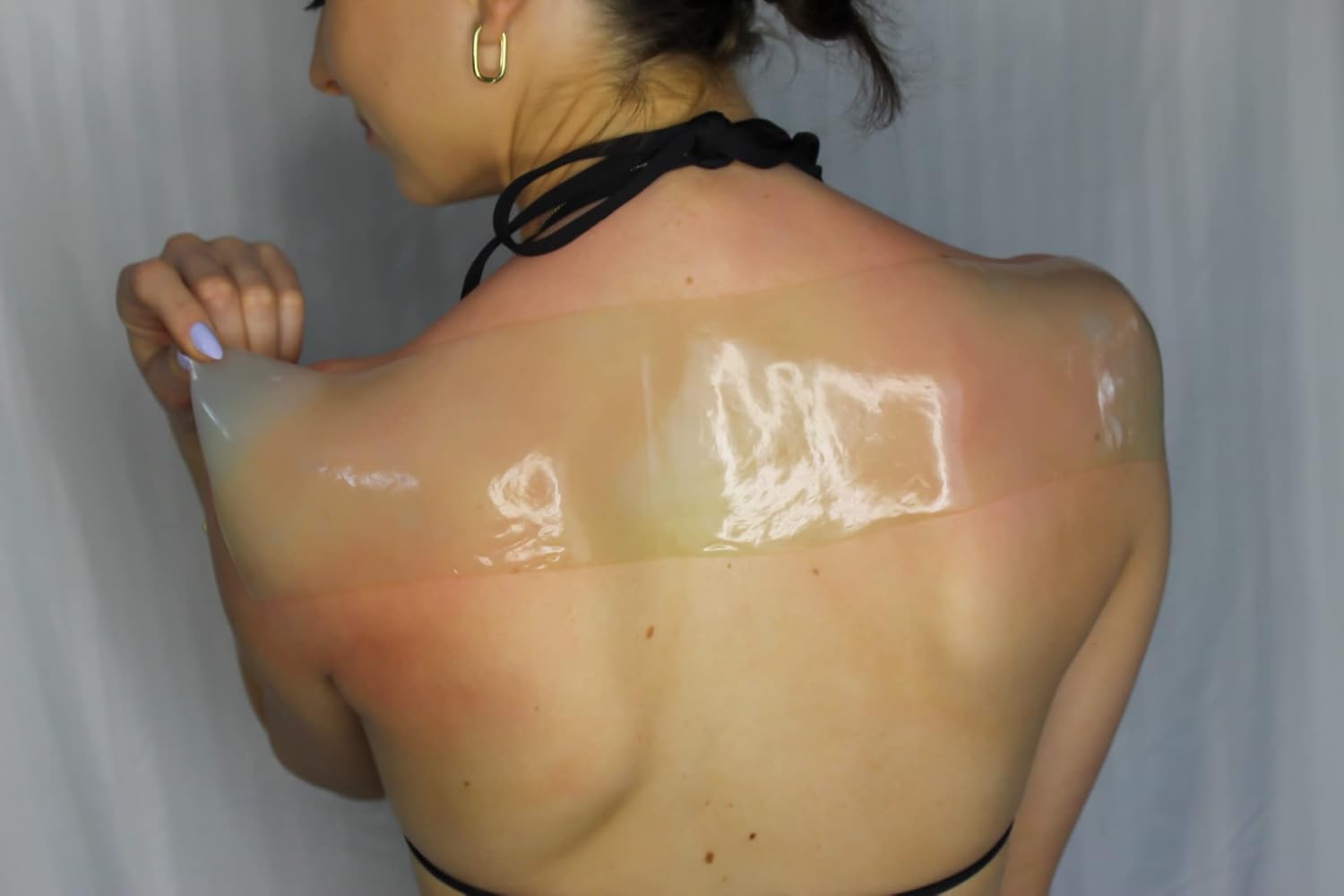 Aloe Wrap for Sunburn Relief – Hydro-Gel Aftersun Treatment with 100% pure aloe vera Gel | Second Skin aloevera gel for burns and peeling irritation | Great for Tattoo Aftercare and Sun Care - Image 3