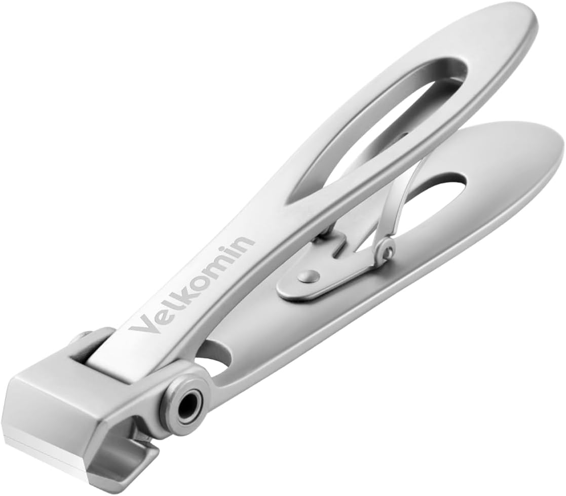 Straight Blade Nail Clippers for Thick Nails and Hard Toe Nails, Wide Jaw Opening 440C Stainless Steel Fingernail Toenail Clippers Cutters for Men Women Seniors, 18-Month Replacement Warranty - Image 2