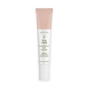Earth To Skin Tea Time Chamomile Eye Cream – Hydrating & Soothing Eye Treatment with Vitamin E, Vitamin C & Jojoba Oil – 0.75 fl oz