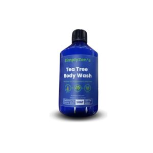 Tea Tree Oil Body Wash Soap With Peppermint And Aloe Vera - Helps Body Odor, Ringworm, & Skin Irritations (1)