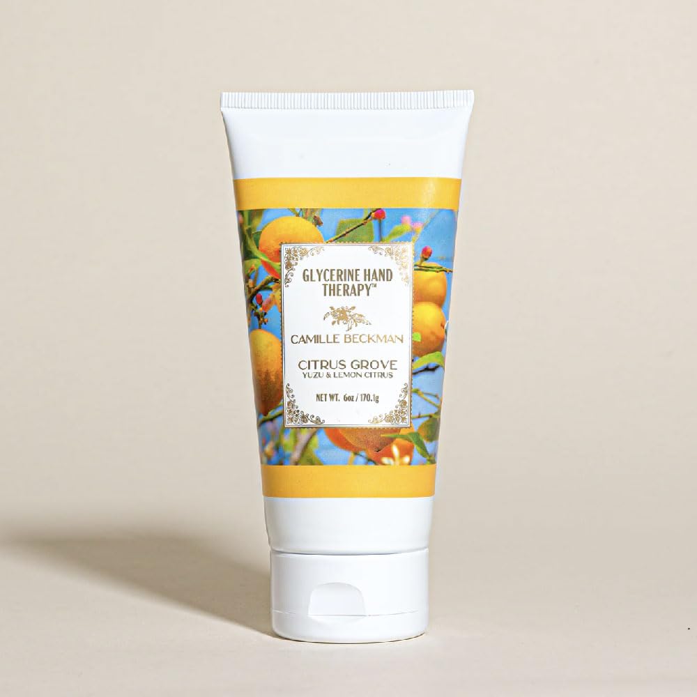 Camille Beckman Glycerine Hand Therapy Cream 6 Ounce Citrus Grove Condition New - Image 2