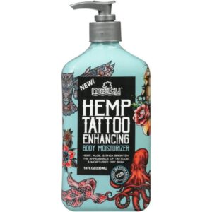Hemp Tattoo Enhancing Body Moisturizer, 18 fl oz, for All Dry Skin (Pack of 1)