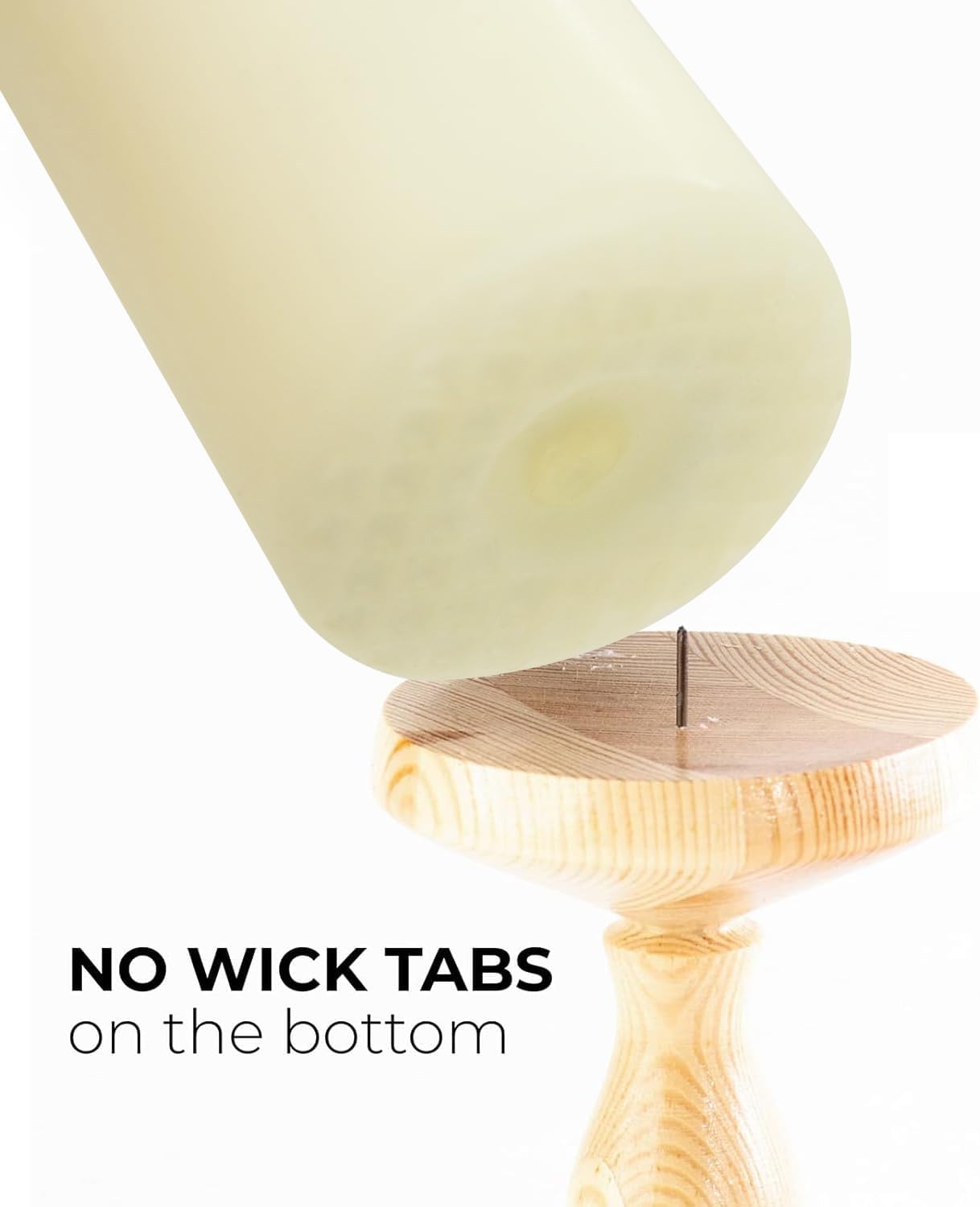 20 Packs 2 x 4 Premium Sense Unscented Ivory Tall Pillar Candles, Soy Wax for Candlelight Dinner, Home Decor, Party, Wedding. - Image 5