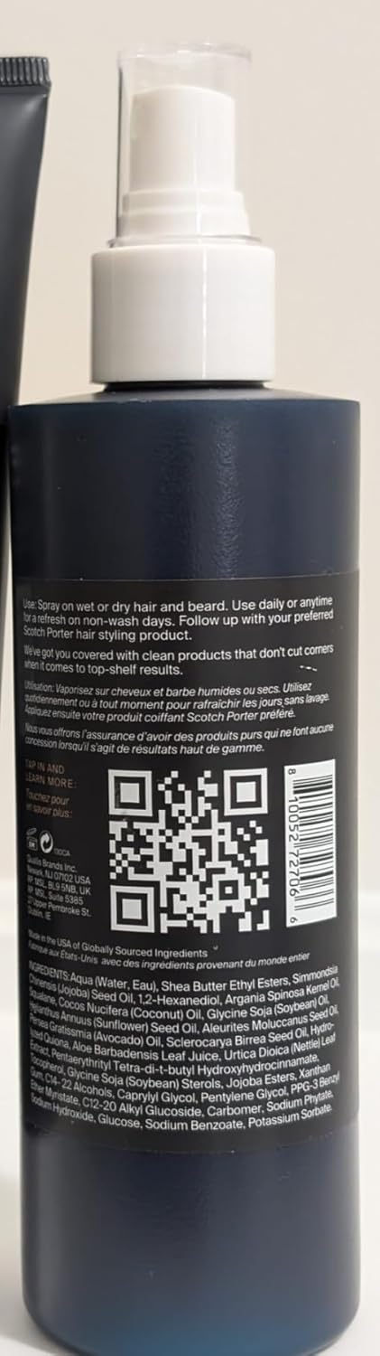 Scotch Porter Daily Hydration Conditioner Spray for Beard and Hair, 8oz - Image 7
