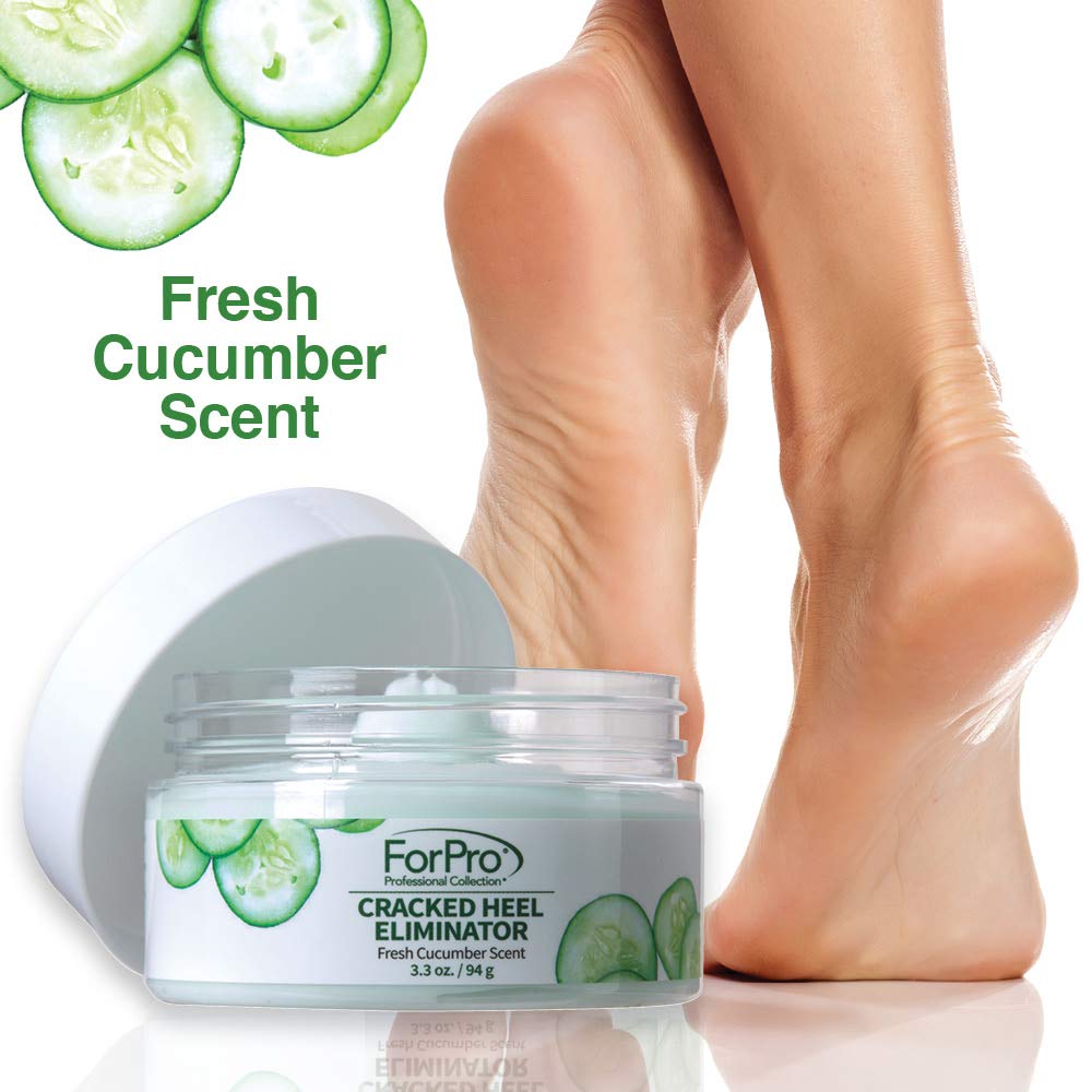 ForPro Intensive Repair Cracked Heel Eliminator 3.3 oz Cucumber Scent Callus Reducer - Image 6