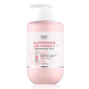 AILKE Daily Moisturizing Body Lotion, Visibly Enhances Skin Radiance, With Glutathione, Vitamin C, Moisturizing Cream from Normal to Dry Skin, Help Skin Soften and Smooth, 500 ml/ 16.9 fl oz