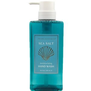 Pearlessence Sea Salt Moisturizing Hand Wash, 20 fl oz, Aqua Blue Bottle