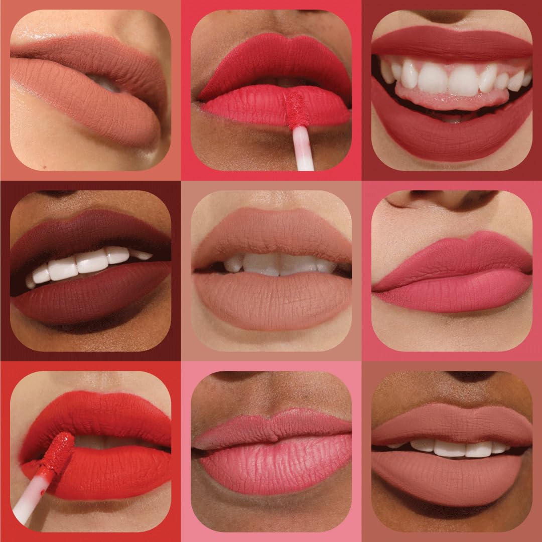 Milani Stay Put Longwear Liquid Lipstick - Smudge-Proof, Kiss-Proof, and Fade-Resistant Formula for All-Day Wear - Red Flag - Image 7