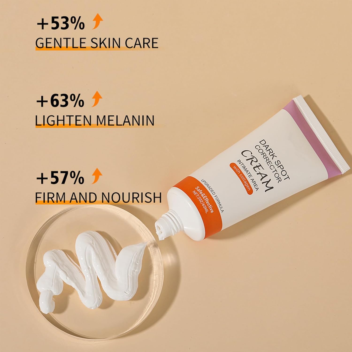Intimate Skin Brightening Cream for Women Dark Spots Underarms Thighs Face 2.0 FL.Oz - Image 3