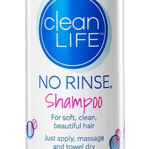 No-Rinse Shampoo, 8 fl oz - Leaves Hair Fresh, Clean and Odor-Free, Rinse-Free Formula