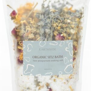 Earthside Organic Herbal Sitz Bath Postpartum - Giftable Sitz Bath Soak for New Moms - Luxe Pregnancy Gift