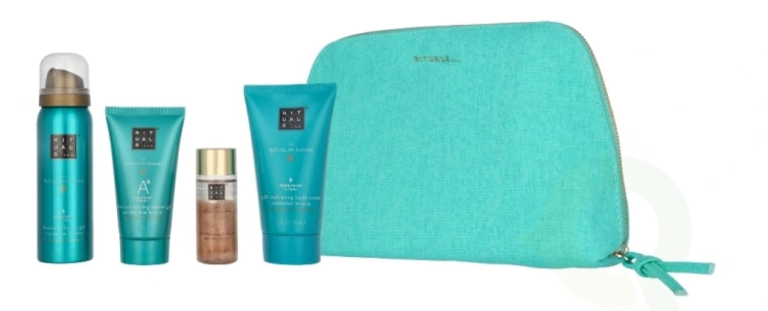 RITUALS Karma Giftset Body Cream 2.36 oz, Body Oil 1 oz, Foaming Shower Gel 1.7 oz, Cooling Shower Gel 1.7 oz