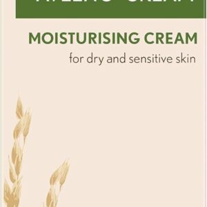 Aveeno Moisturising Cream (1x 300ml), Nourishing Body Lotion with Hydrating Colloidal Oatmeal, Full Body Moisturiser for Dry and Sensitive Skin, Suitable For Adults and Babies From 3 Months