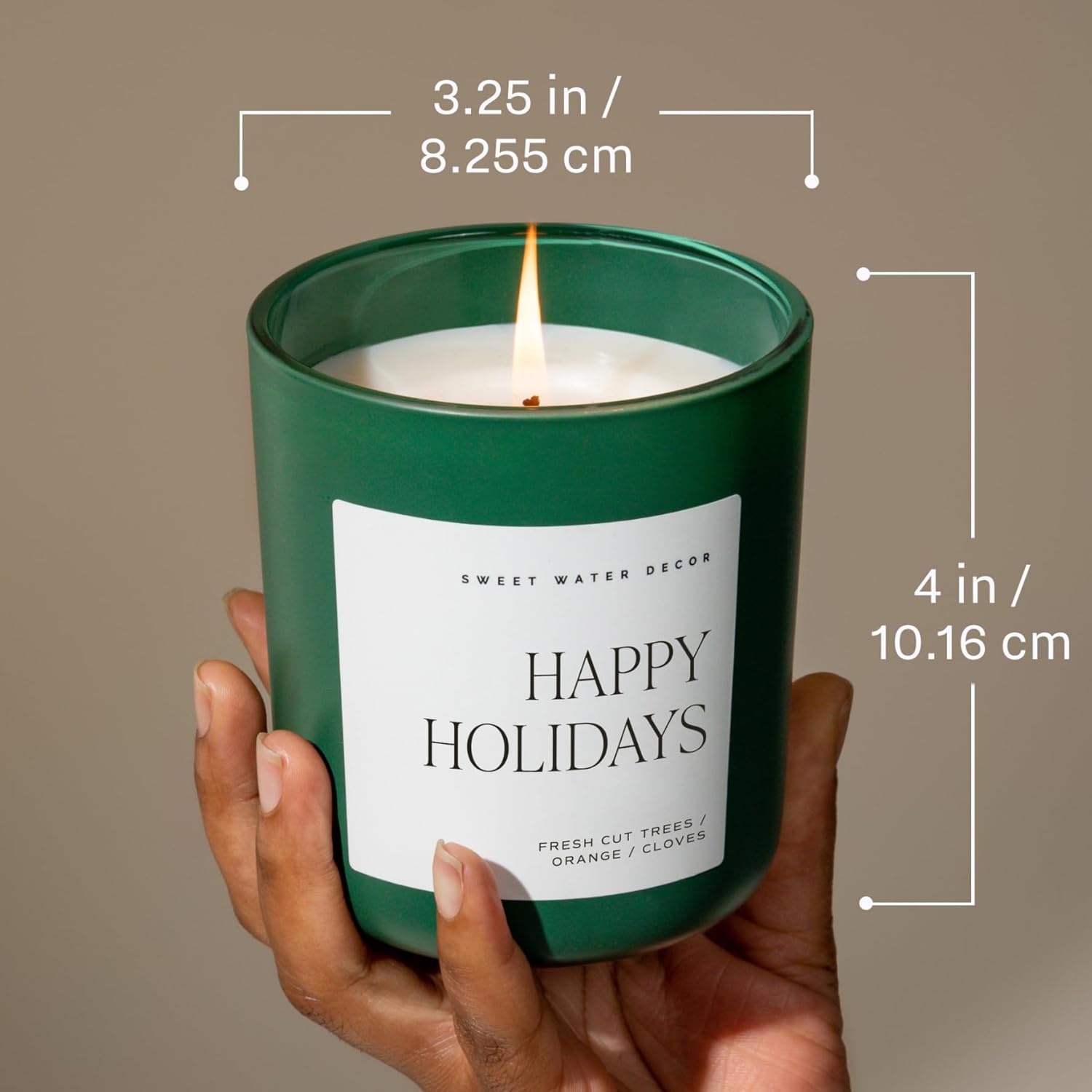 Sweet Water Decor 15oz Christmas Tree Farm Candle - Spruce, Cypress, Cedarwood, Pine Scent 70+ Hour Burn Time - Image 6