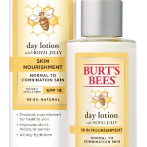 Burt's Bees Skin Nourishment Day Lotion with SPF 15 for Normal to Combination Skin, 2 Oz (Package May Vary)