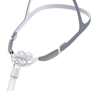 Cushion-Flex TM Nasal CPAP Mask Sleep Apnea - CPAP Nasal Pillows - Includes Headgear, Frame, Elbows and Soft Sleeve - Reusable CPAP Supplies