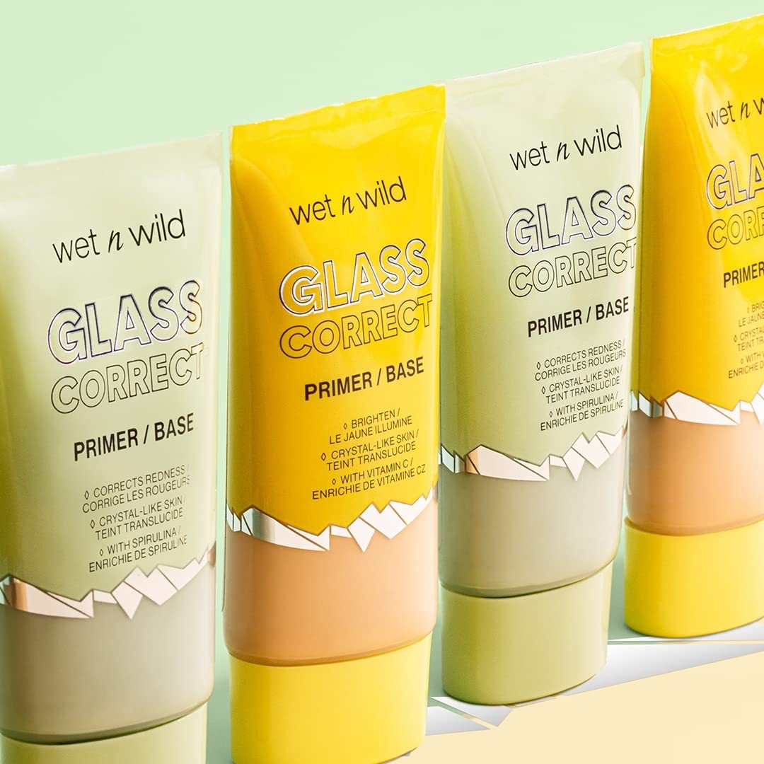 wet n wild Prime Focus Glass Skin Correct Primer Bright Crystal Finish, Green, 0.91 Fl Oz - Image 13