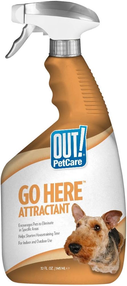 PetCare Go Here Attractant Dog and Puppy Potty Training Spray, Safe & Effective Puppy Pee Spray, Dog Housebreaking Supplies, Indoor and Outdoor House Training Tool for Pee and Poop, 32 oz - Image 2