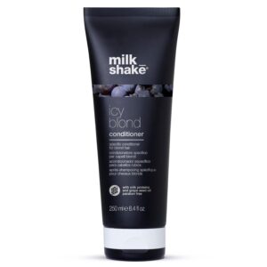 milk_shake Icy Blond Conditioner - Black Pigment Silver Conditioner for Very Light Blond and Platinum Hair