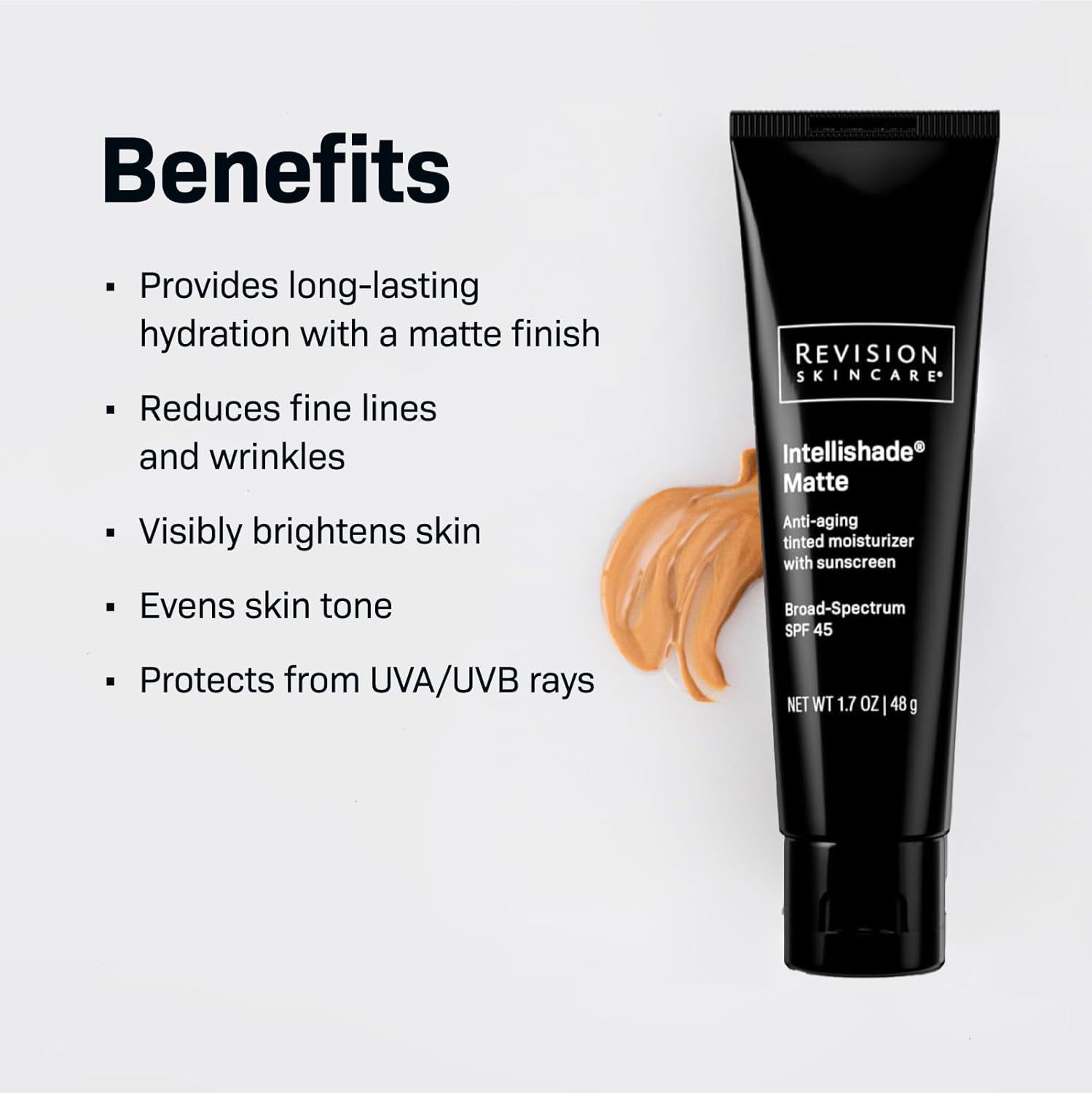 Revision Skincare Intellishade Matte Tinted Daily Moisturizer SPF 1.7 oz with Peptides - Image 2