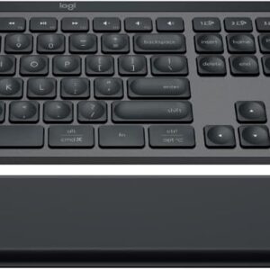 Logitech MX Keys S Combo - Performance Wireless Keyboard and Mouse with Palm Rest, Customizable Illumination, Fast Scrolling, Bluetooth, USB C, for Windows, Linux, Chrome, Mac