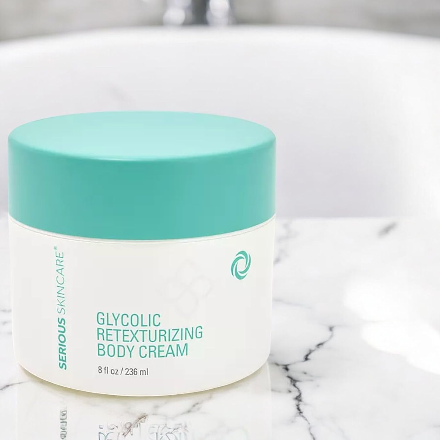 Serious Skincare - Glycolic Firming Retexturizing Body Cream - Moisturizing - Hydrating for Dry Skin - BODY FIT™ - For Crepey and Sagging Skin - Gentle Exfoliation for Smoother Skin - 8 Fl. Oz. - Image 9